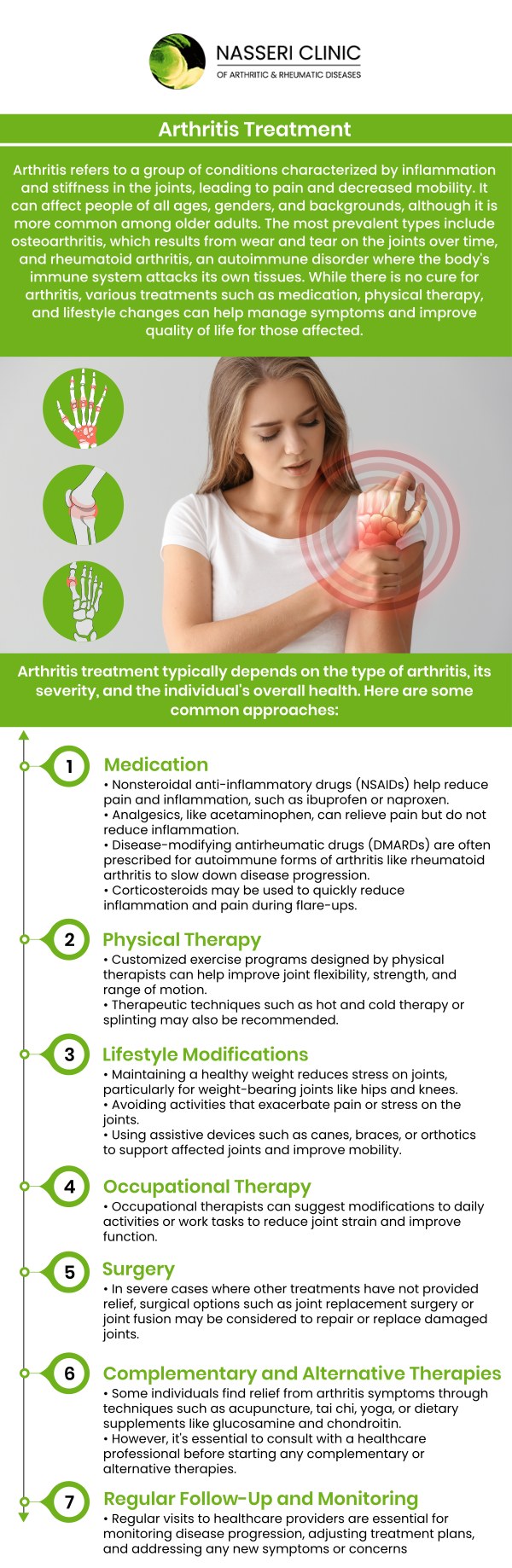 If you are experiencing arthritis symptoms, Dr. Nasser Nasseri, MD, and his team are here to provide dedicated care. Arthritis is a condition causing joint inflammation that can worsen over time without proper management. Explore effective treatments and take control of your joint health with us. Contact us or schedule an appointment online at one of our convenient Maryland locations to begin your journey toward relief and improved mobility. We have convenient locations to serve you in Catonsville, Glen Burnie, Columbia, Rosedale, Edgewater, North Baltimore, and Baltimore, MD. If you are experiencing arthritis symptoms, Dr. Nasser Nasseri, MD, and his team are here to provide dedicated care. Arthritis is a condition causing joint inflammation that can worsen over time without proper management. Explore effective treatments and take control of your joint health with us. Contact us or schedule an appointment online at one of our convenient Maryland locations to begin your journey toward relief and improved mobility. We have convenient locations to serve you in Catonsville, Glen Burnie, Columbia, Rosedale, Edgewater, North Baltimore, and Baltimore, MD.